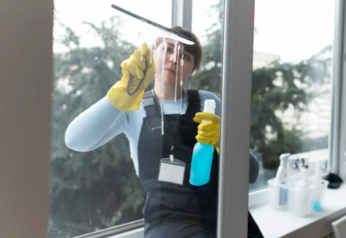 Nettoyage de vitres intérieures et extérieures à Guerville